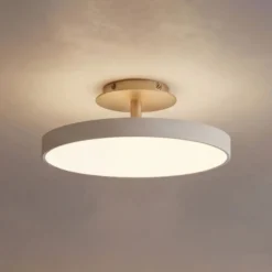 UMAGE LED-kattovalaisin Asteria UP PLUS, helmenvalkoinen, Ø 31 cm CCT