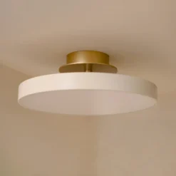 UMAGE LED-kattovalaisin Asteria UP PLUS, helmenvalkoinen, Ø 31 cm CCT