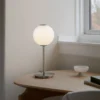 UMAGE LED-pöytävalaisin Audrey, teräksenvärinen, korkeus 37 cm