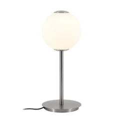 UMAGE LED-pöytävalaisin Audrey, teräksenvärinen, korkeus 37 cm