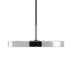 UMAGE LED-riippuvalaisin Asteria Micro, kiillotettu teräs, Ø 15 cm