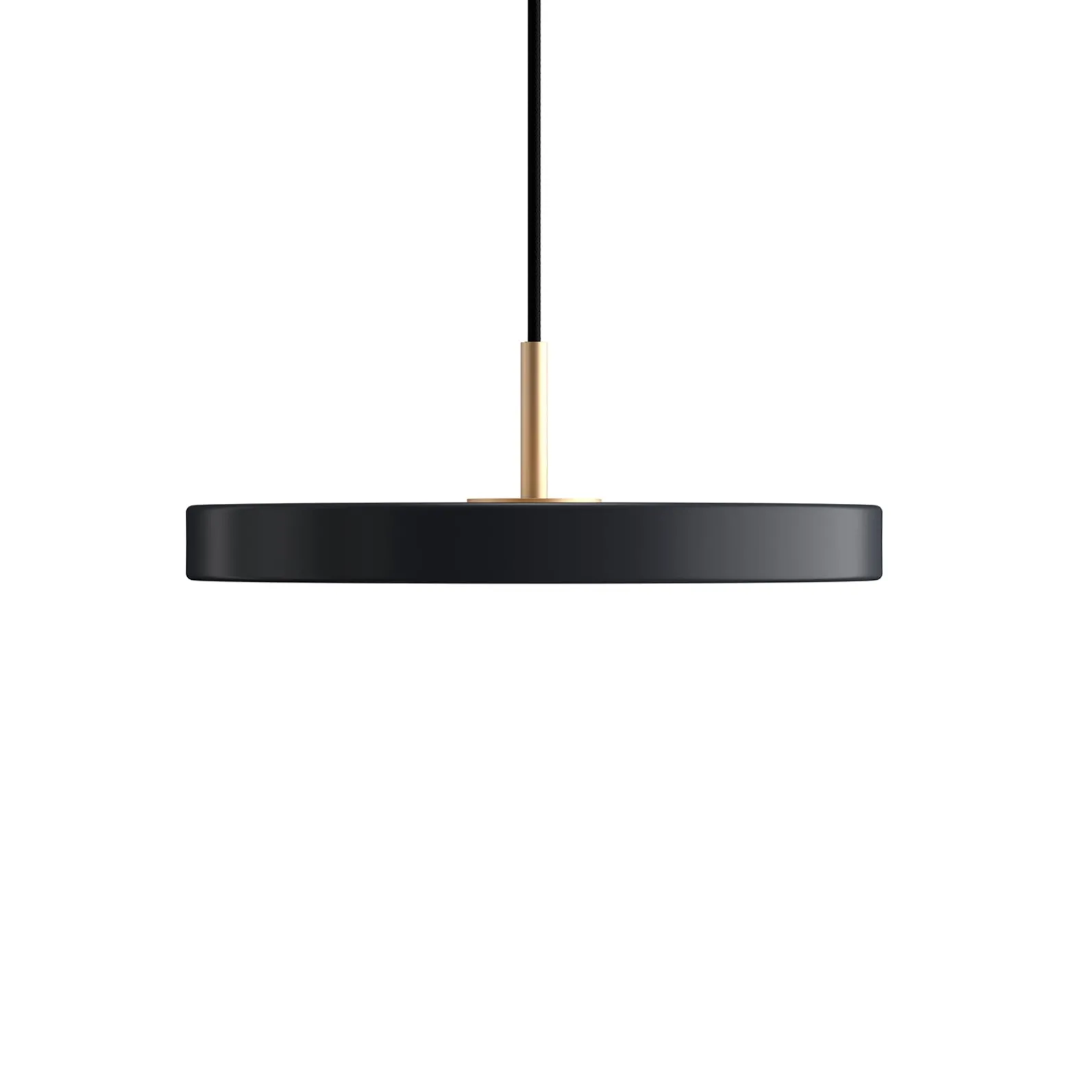 UMAGE LED-riippuvalaisin Asteria Mini, antrasiitti/messinki Ø 31 cm