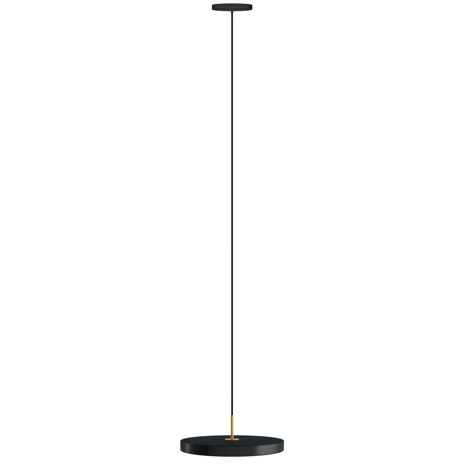 UMAGE LED-riippuvalaisin Asteria Mini, antrasiitti/messinki Ø 31 cm