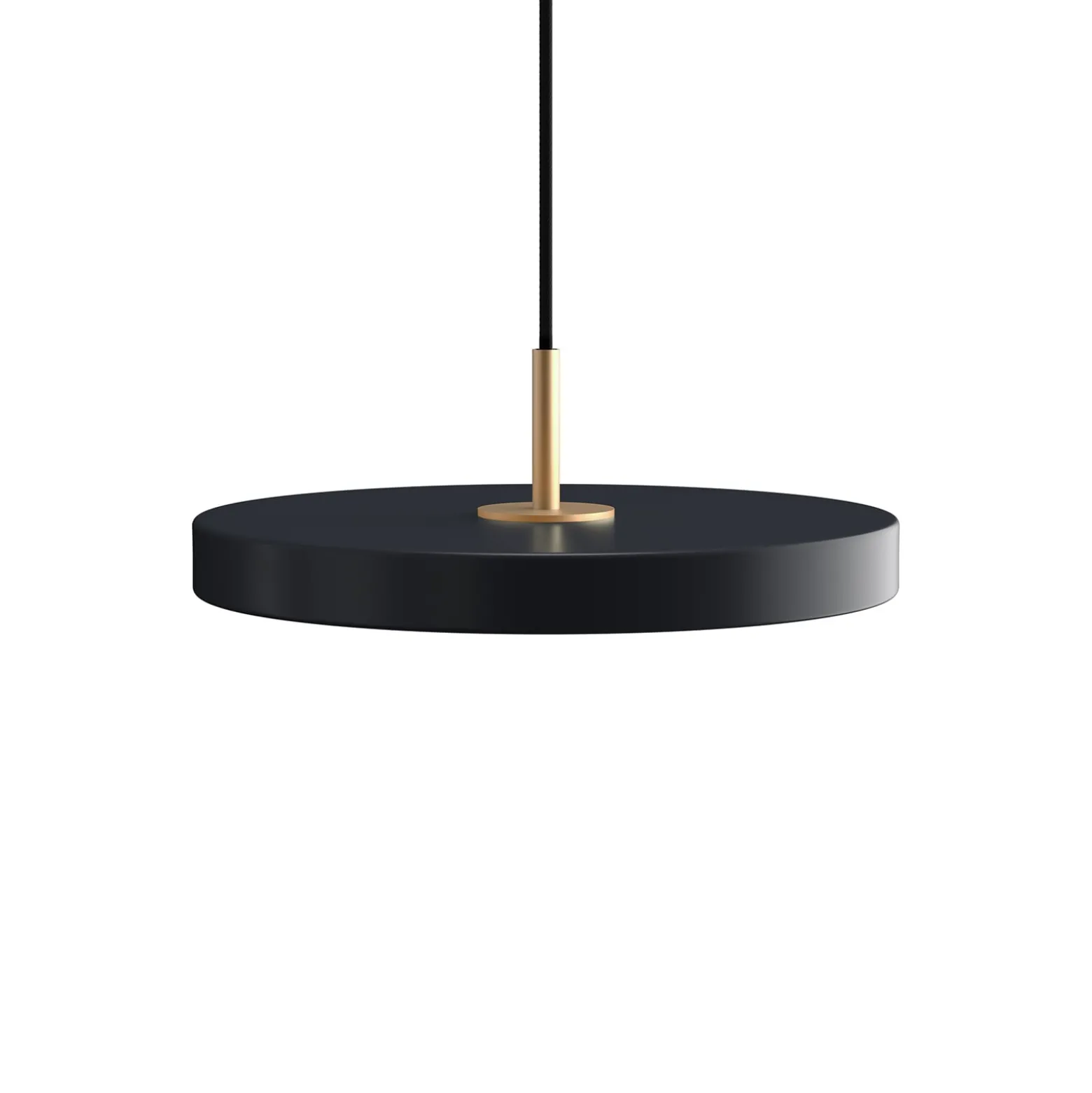 UMAGE LED-riippuvalaisin Asteria Mini, antrasiitti/messinki Ø 31 cm
