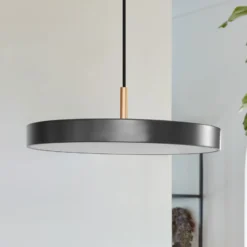 UMAGE LED-riippuvalaisin Asteria Mini, antrasiitti/messinki Ø 31 cm