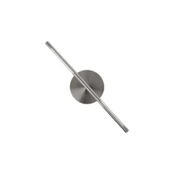 UMAGE LED-seinävalaisin Omni, teräksenvärinen, leveys 54 cm, 2-lamppuinen.
