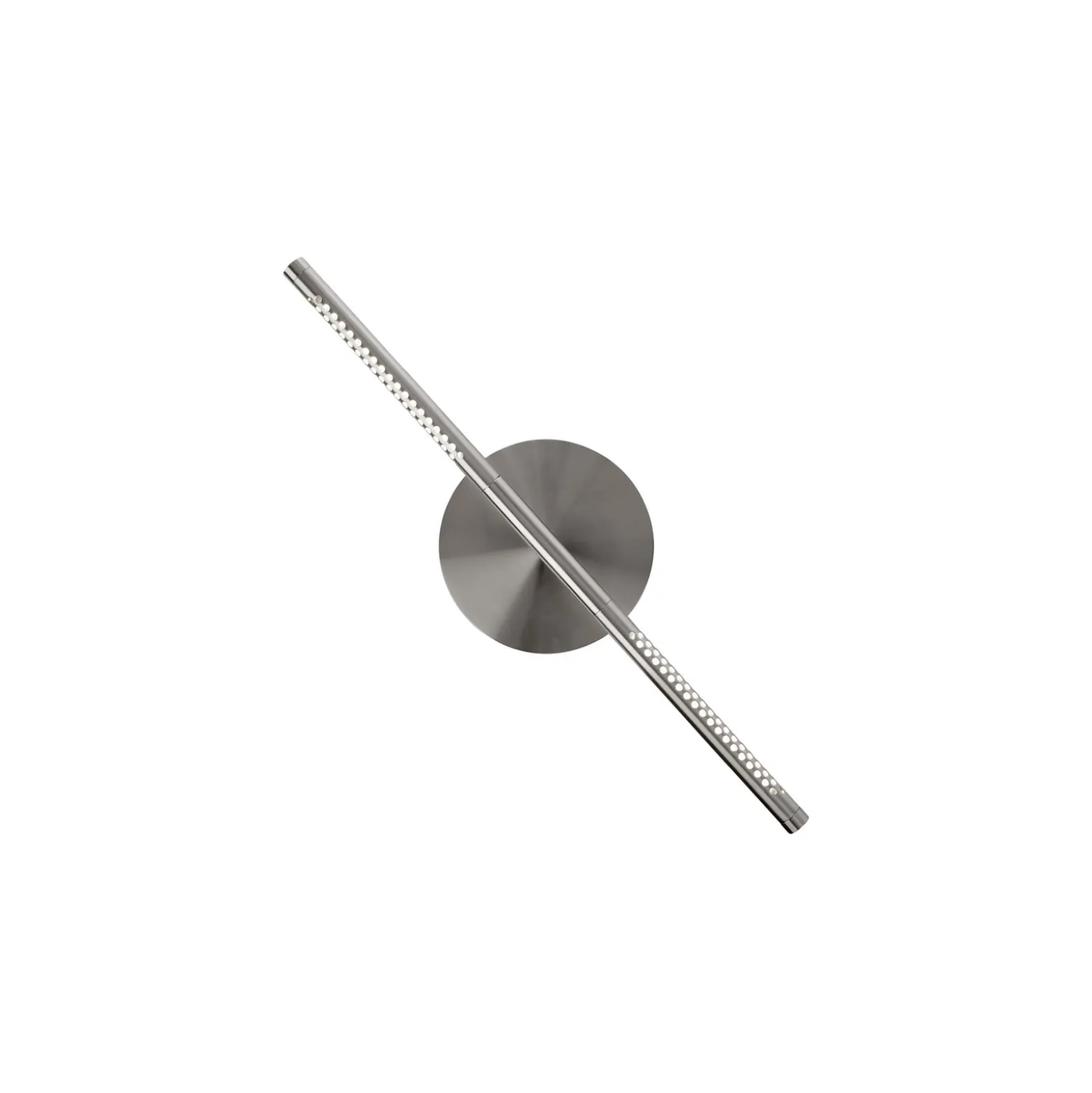 UMAGE LED-seinävalaisin Omni, teräksenvärinen, leveys 54 cm, 2-lamppuinen.