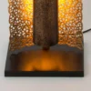 UTOPISTICO-LED-lattiavalaisin, kullanvärinen, korkeus 174 cm, metallia