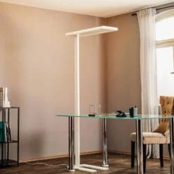 Vapaasti seisova LED-valaisin Optico valkoinen 840 85,5W SwitchDIM