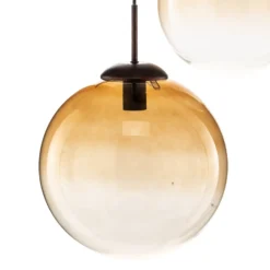 Varus-riippuvalaisin lasia, 3-lamp., Ø 51 cm
