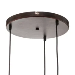 Varus-riippuvalaisin lasia, 3-lamp., Ø 51 cm