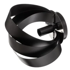 Vento seinävalaisin, musta, E14, metallia, 14 cm korkeus