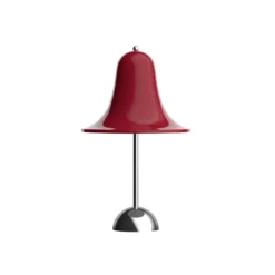 VERPAN LED-akkukäyttöinen pöytävalaisin Pantop, kirsikanpunainen, korkeus 30 cm