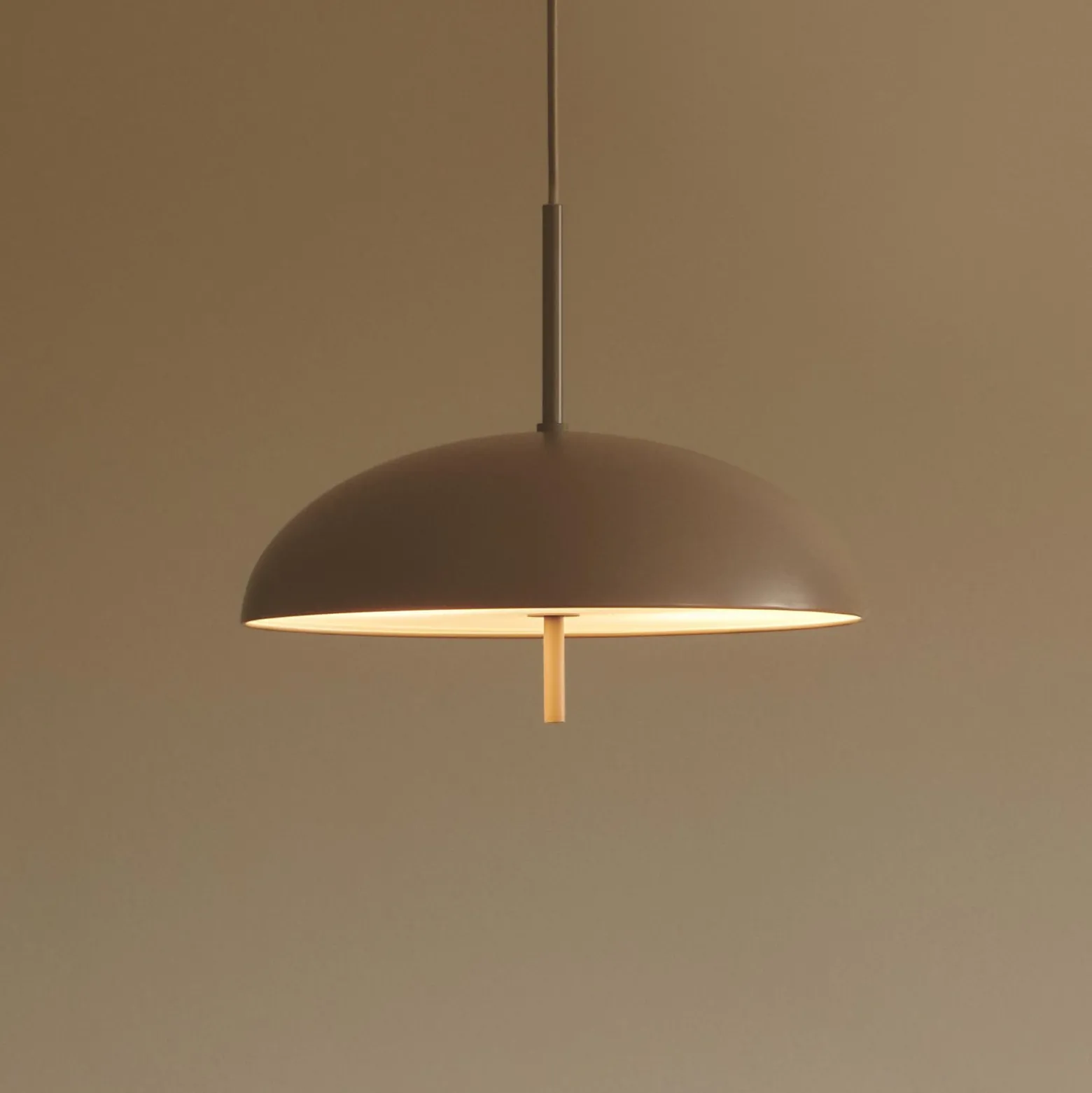 Versale-riippuvalaisin, ruskea, Ø 35 cm, metalli, 2 x E27