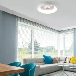 Vertigo LED-kattovalaisin, CCT, Ø 46,5 cm, valkoinen