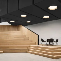 Vibia Duo 4870 LED-kattovalaisin, grafiitti