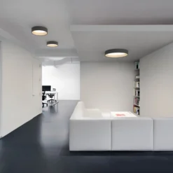 Vibia Duo 4870 LED-kattovalaisin, grafiitti