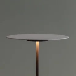 Vibia Flat LED-lattiavalo 96 cm harmaa L1, himmennettävä