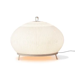 Vibia LED-maavalaisin Knit 7492 beige korkeus 51 cm 927 Casambi