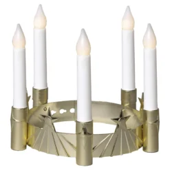 Viisilamppuinen Lucia-LED-kruunu