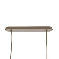Virlo-riippuvalaisin, 4-lamppuinen, puu, opaali-lasi, pituus 95 cm