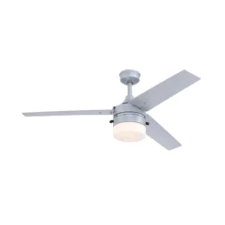 Westinghouse-tuuletin, valaisin 7316540, hopea/musta, IP44