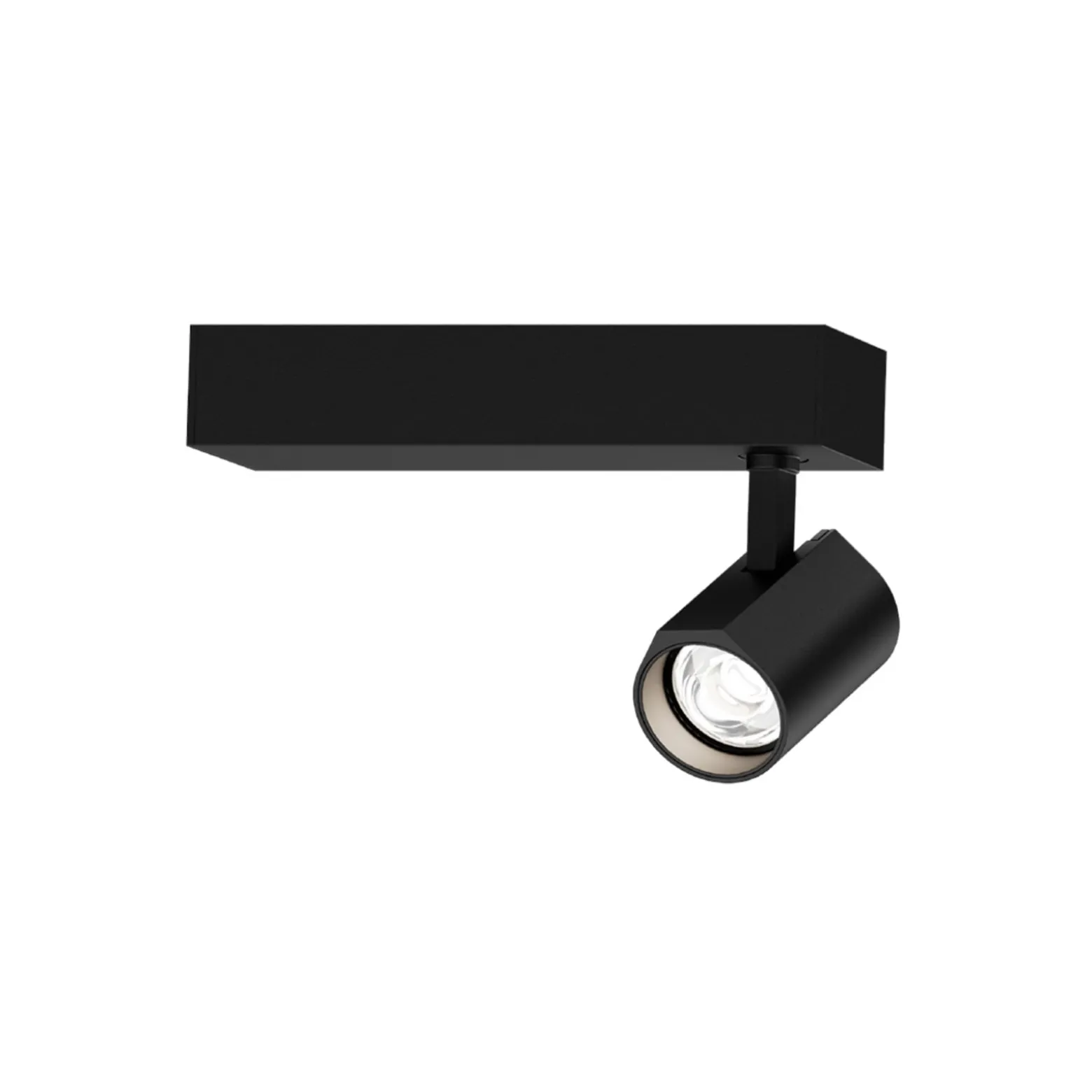 WEVER & DUCRÉ LED-kattokohdevalo Ceno, musta, 2 700 K, 1-lamppuinen