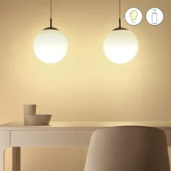 WiZ A60 LED matt WiFi E27 8,5W RGBW kaukosäädin 2 kpl:n sarja