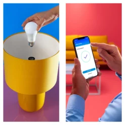 WiZ A60 LED matt WiFi E27 8,5W RGBW kaukosäädin 2 kpl:n sarja