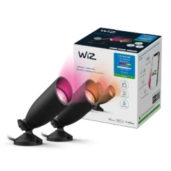 WiZ LED-kohdevalo Ground-aloituspakkaus, tupla