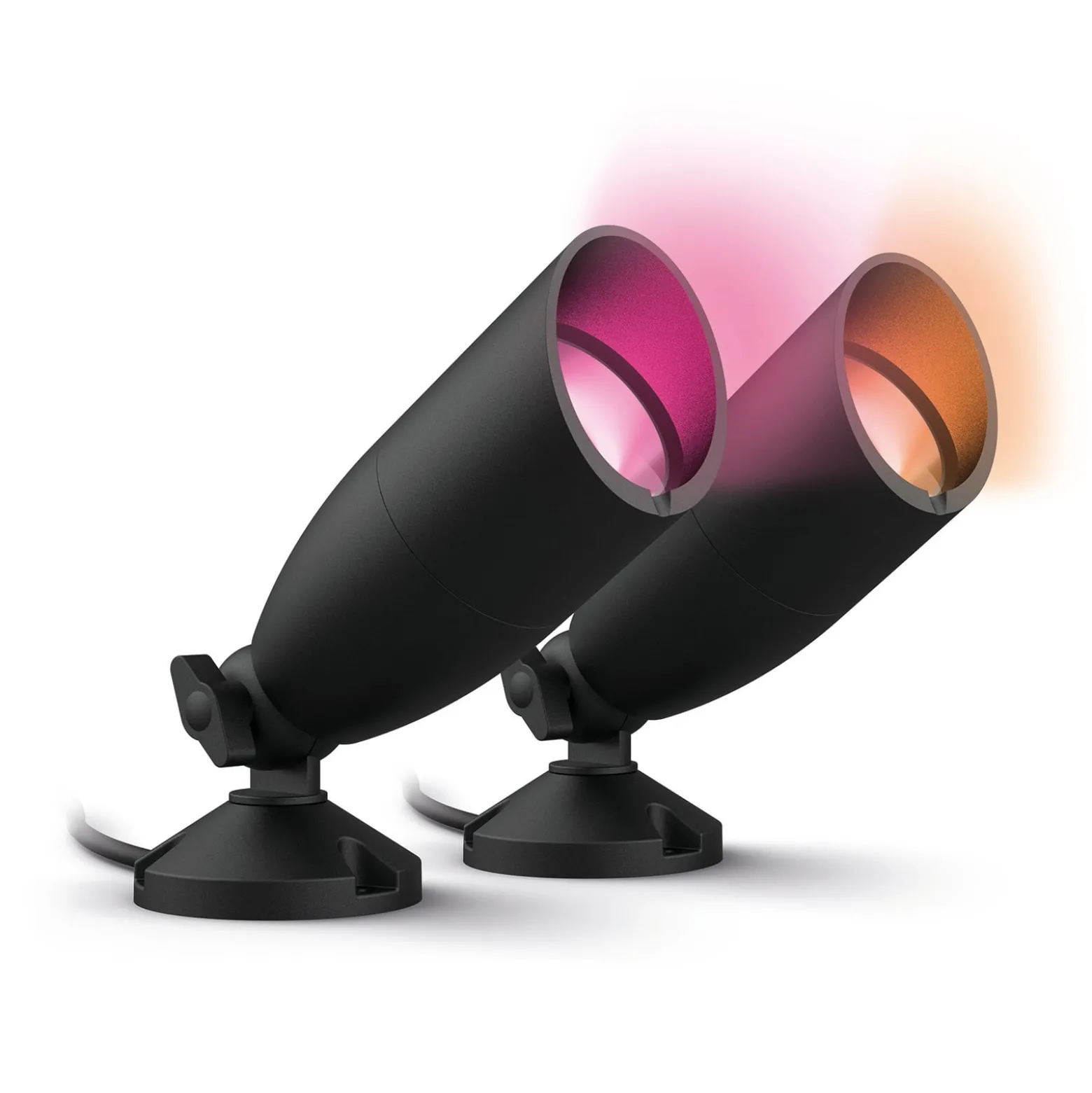 WiZ LED-kohdevalo Ground-aloituspakkaus, tupla
