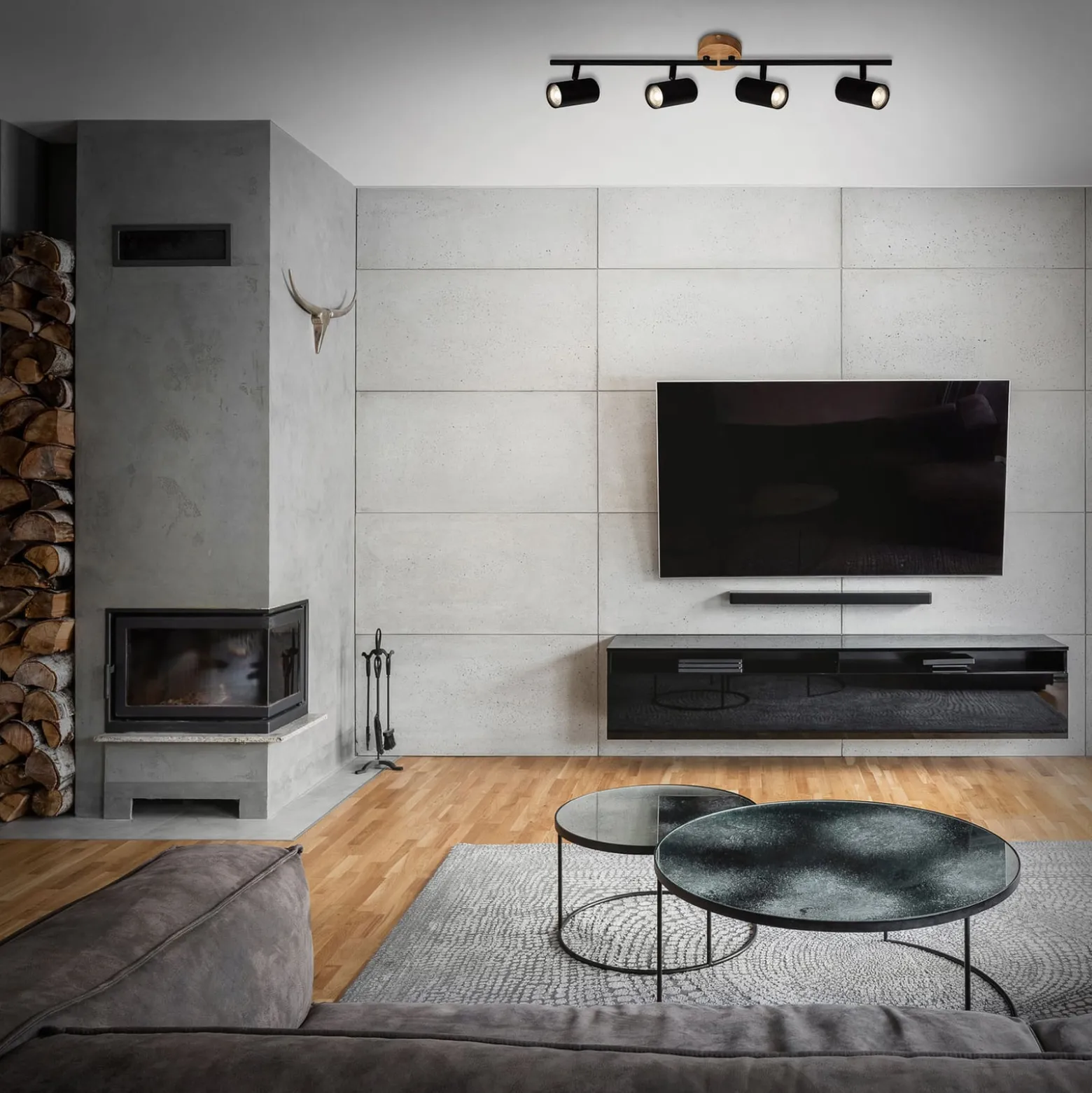Wood & Style 2920 kattospotti, 4-lamppuinen