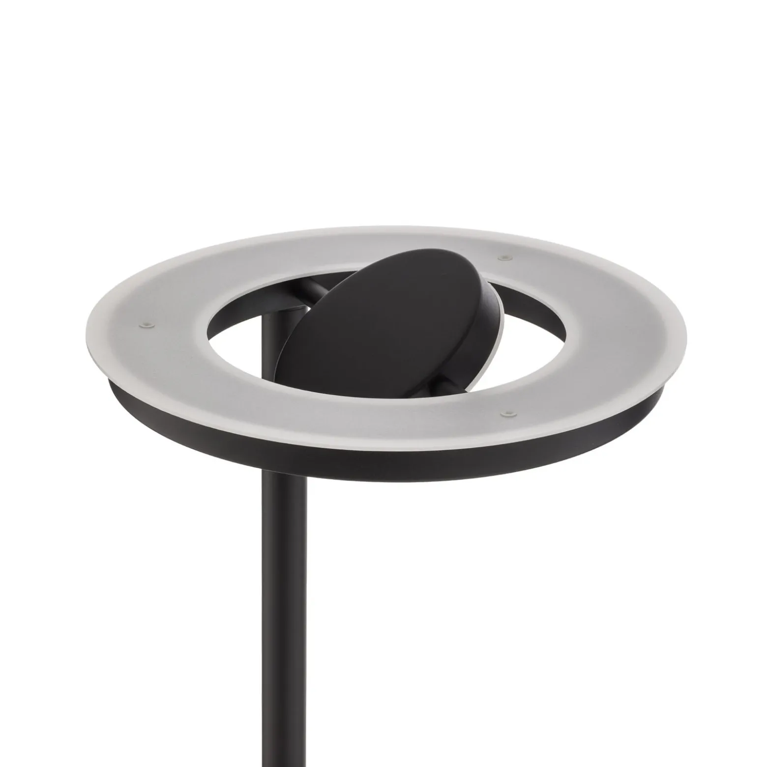 ylöspäin suunnattu LED-valaisin Barrie, lukuvalo, musta mattapintainen