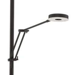 ylöspäin suunnattu LED-valaisin Barrie, lukuvalo, musta mattapintainen