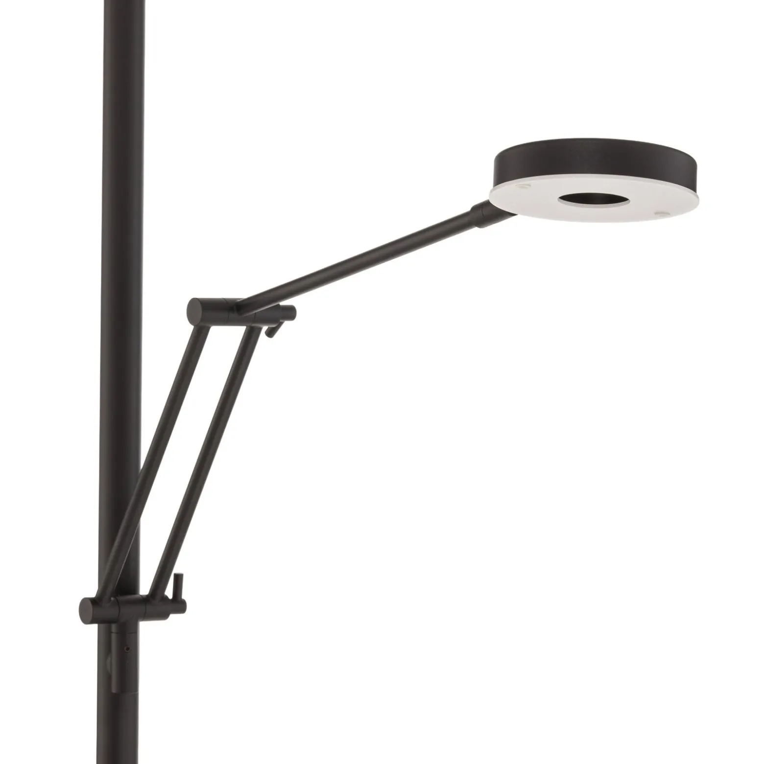 ylöspäin suunnattu LED-valaisin Barrie, lukuvalo, musta mattapintainen