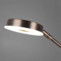 ylöspäin suunnattu LED-valaisin Barrie, lukuvalo, vanha messinki
