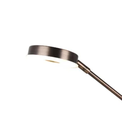 ylöspäin suunnattu LED-valaisin Barrie, lukuvalo, vanha messinki
