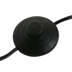 Ylöspäin suunnattu valaisin, musta/ruskea, korkeus 160 cm, korkki