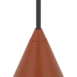 ZENITH riippuvalaisin, terrakotta, Ø 11 cm, metalli, GU10