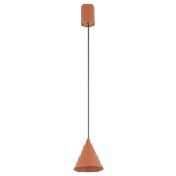 ZENITH riippuvalaisin, terrakotta, Ø 11 cm, metalli, GU10