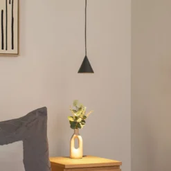 ZENITH riippuvalaisin, tummanharmaa, Ø 11 cm, metalli, GU10