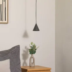 ZENITH riippuvalaisin, tummanharmaa, Ø 11 cm, metalli, GU10
