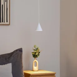 ZENITH riippuvalaisin, valkoinen, Ø 11 cm, metalli, GU10