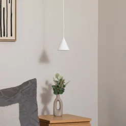 ZENITH riippuvalaisin, valkoinen, Ø 11 cm, metalli, GU10