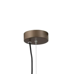 Zofia riippuvalo, kahvinruskea, metalli, Ø 50 cm, 3-lamppuinen, E27
