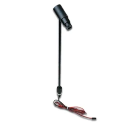 Zoom LED-valonheitin, musta, 3000 K, 1 W 350 mA